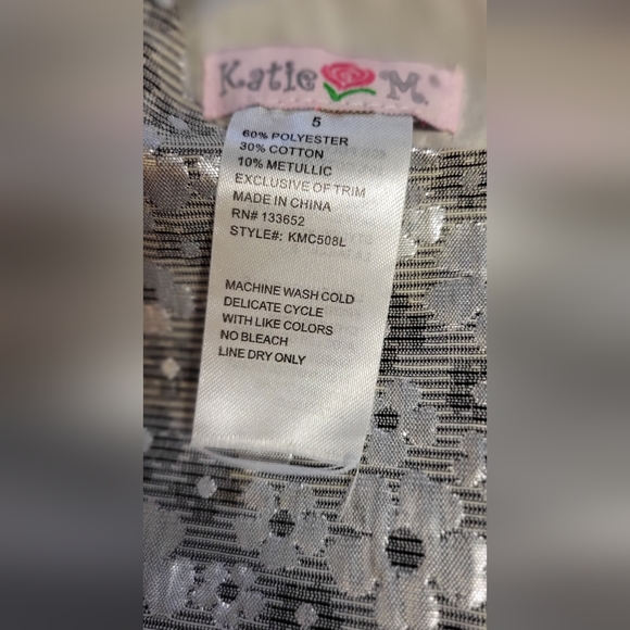 Silver party dress - Picture 3 of 3